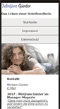Mobile Screenshot of mirijam-guenter.de